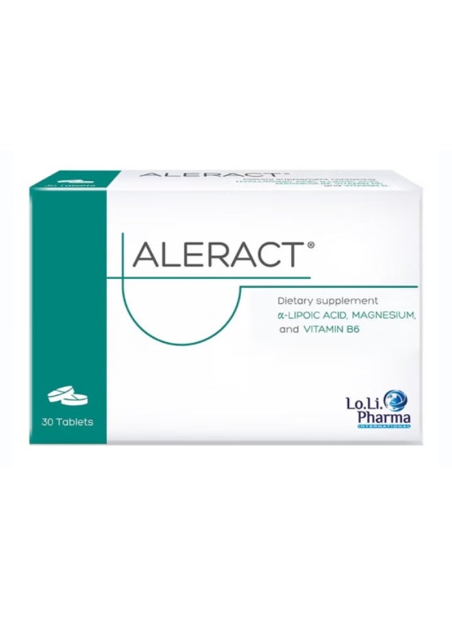 Aleract Tablet 30’s (Alpha Lipoic Acid 600 mg + Vitamin B6)